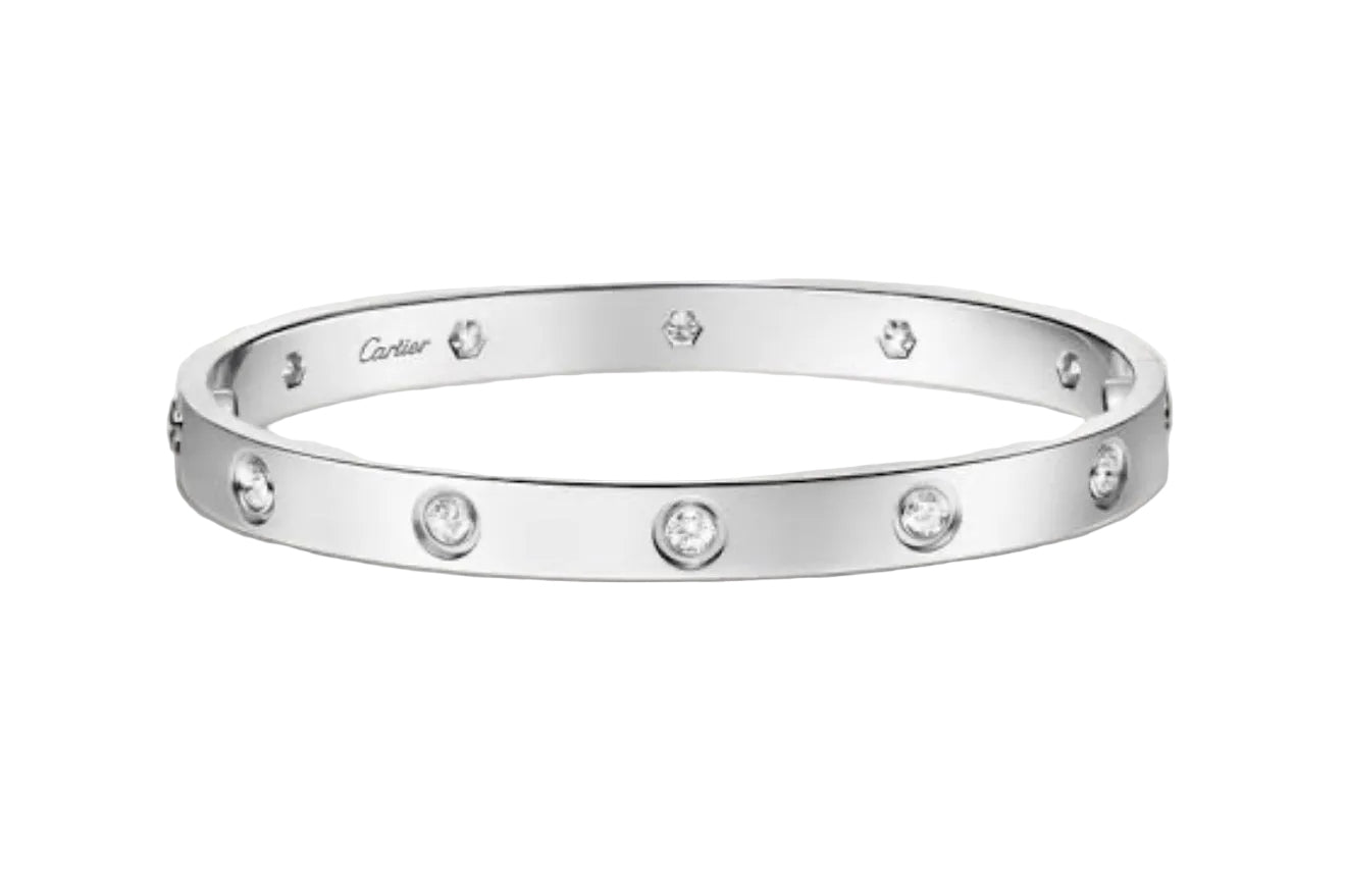 Cartier Love Gümüş Bileklik