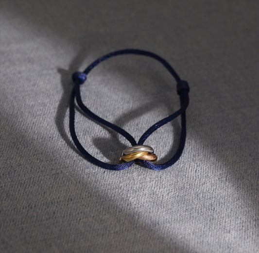 Cartier Trinity Lacivert Bileklik