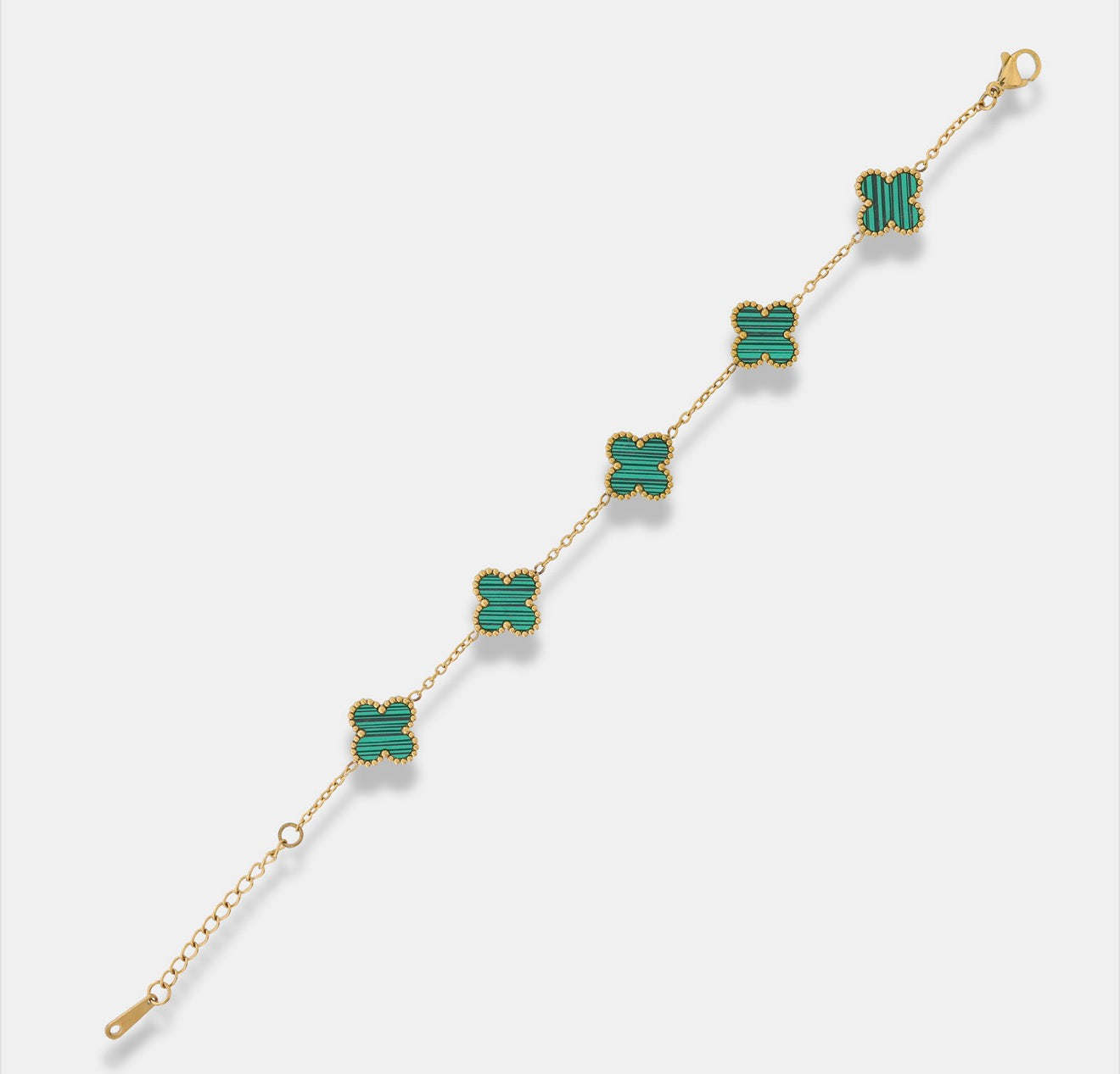 Yeşil Yoncalı Altın VanCleef