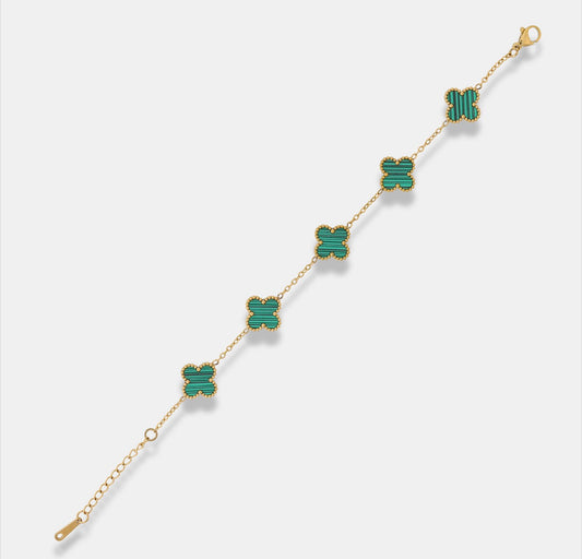 Yeşil Yoncalı Altın VanCleef